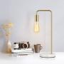 HAITRAL Industrial Table Lamp Gold - Small Desk Lamp for Bedroom, Office, Living Room HAITRAL Industrial Table Lamp Gold - Small Desk Lamp for Bedroom, Office, Living Room