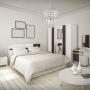 Kira Home Amelia 18'' Modern Chic 4-Light Crystal Chandelier Pendant Light Fixture, Brushed Nickel Finish