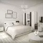 Kira Home Amelia 18'' Modern Chic 4-Light Crystal Chandelier Pendant Light Fixture, Brushed Nickel Finish