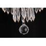 Hile Lighting KU300107 Crystal Chandeliers Flush Mount Ceiling Light Lamp,Diameter 11.0 Inch Height 11.8 Inch, 3 Lights