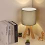 Kids Table Lamp, Small Nightstand Lamp Desk Table Lamp Modern Bedside Lamp for Bedroom, Living Room, Children Room, Office, Study Room(Gray)