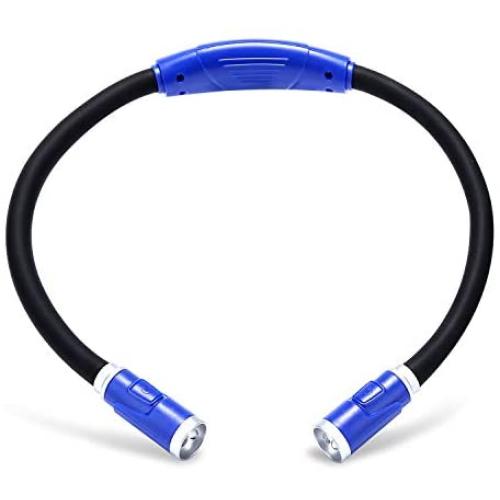 Rechargeable LED Book Light Hands Free Bright Neck Hug Light for Bookworms & Crafts, Reading Lights for Reading in Bed