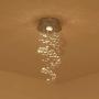 Mini Crystal Raindrop Chandelier Modern Ceiling Lighting fixtures Flush Mount Pendent Light for Living Room Bedroom Dining Room
