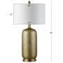JONATHAN Y JYL1017A Sophia 30'' Resin LED Lamp Modern,Contemporary,Glam,Bohemian for Bedroom, Living Room, Office, College Dorm, Coffee Table, Bookcase, Gold