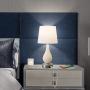 Touch Control Ceramic Table Lamp with USB Charging Ports, Dimmable Modern Nightstand Lamp with White Fabric Shade, Bedside Minimalist Lamp for Bedroom, Living Room, Office, A19 6W LED Bulb Included Touch Control Ceramic Table Lamp with USB Charging Ports, Dimmable Modern Nightstand Lamp with White Fabric Shade, Bedside Minimalist Lamp for Bedroom, Living Room, Office, A19 6W LED Bulb Included