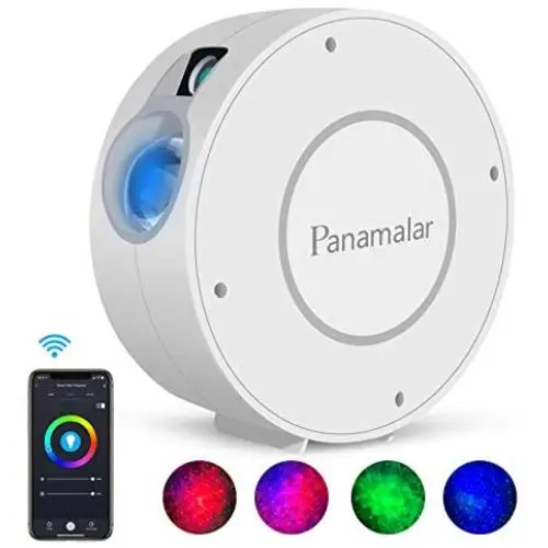 Panamalar Smart Star Projector, WiFi Galaxy Light Projector Nebula Cloud Projector with APP Control,Timer,Alexa Google Home Voice Control, Starry Sky Projector Night Light for Bedroom Kids Party Gift