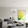 Newrays Nordic Modern Feather Pendant Light Fixture Creative Personality Art Lamps for Bedroom Kitchen Restaurant Living Room (Middle)