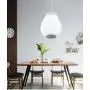Pendant Light LED Mini Chandelier 30W White Music Ceiling Light with Bluetooth Speaker, Smart APP and Remote Control, Modern Design and Length Adjustable, Perfect for Kitchen Dining Room Restaurant. …
