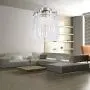 Sweety House Crystal Ceiling Fan Remote Control Modern Invisible 8 Leaf Fan Light Decoration Living Room Dining Room Chandelier 42 Inch(8 Leaf Style)