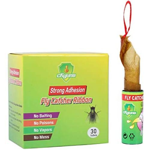 Ckyuna 30 Packs Fly Paper,Fly Strips,Fly Tapes, Fly Trap, Fly Catcher Ribbon,Fly Catcher Trap, Fly Ribbon, Fly Bait Ckyuna 30 Packs Fly Paper,Fly Strips,Fly Tapes, Fly Trap, Fly Catcher Ribbon,Fly Catcher Trap, Fly Ribbon, Fly Bait