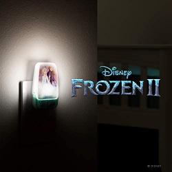 Disney Frozen Anna and Elsa Plug-in LED Night Light, Dusk-to-Dawn Sensor, Girl’s Room Décor, UL-Listed Ideal for Bedroom, Nursery, Bathroom, 45670