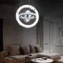 TongLan Modern LED Chandelier Lighting 3 Rings Stainless Steel Crystal Pendant Light Fixtures Dining Room Living Room Contemporary Chandeliers TongLan Modern LED Chandelier Lighting 3 Rings Stainless Steel Crystal Pendant Light Fixtures Dining Room Living Room Contemporary Chandeliers