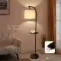 OOWOLF LED Floor Lamp 9W Modern Tall Pole Arc Light with Hanging Lamp Shade Minimalist Floor Light for Bedroom, Living Room, Study Room, Office OOWOLF LED Floor Lamp 9W Modern Tall Pole Arc Light with Hanging Lamp Shade Minimalist Floor Light for Bedroom, Living Room, Study Room, Office