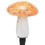 Solar LED Path Light 3-Pack 2X Brighter (2.4-Lumen) Red, Yellow, Orange Mushrooms