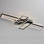 Modern LED Rectangular Ceiling Lights 3000-6000K with Remote Control Acrylic Flush Mount Lighting Fixture for Living Room Dimmable Light Color Changeable