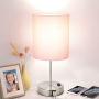 Touch Control Table Lamp, 3 Way Dimmable Modern USB Desk Lamp with 2 Fast Charging Ports and AC Outlet, Bedside Nightstand Lamp for Bedroom, Living Room, Office, ST64 6W 4000K LED Bulb Included Touch Control Table Lamp, 3 Way Dimmable Modern USB Desk Lamp with 2 Fast Charging Ports and AC Outlet, Bedside Nightstand Lamp for Bedroom, Living Room, Office, ST64 6W 4000K LED Bulb Included
