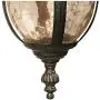 Bellagio Outdoor Wall Light Fixture Bronze 16 1/2'' Hammered Glass Sconce for House Deck Patio Porch - John Timberland