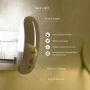 Sensky Motion Activated Night Light Plug in Motion Sensor LED Lights Dusk to Dawn Sensor Night Light Warm White Nightlight for Bathroom, Hallway, Bedroom, Kitchen, Stairway