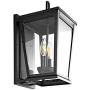 Safavieh PLT4012A Morla 2-Light Black Wall (LED Bulb Included) Outdoor Lantern