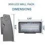 (2 Pack) Dakason 30W LED Wall Pack, Dusk-to-dawn Photocell, Adjustable Head, Full Cut-off Security Light, 5000K 3300lm Replaces 100-150W HPS/HID IP65 Waterproof Outdoor Lighting fixture ETL DLC Listed (2 Pack) Dakason 30W LED Wall Pack, Dusk-to-dawn Photocell, Adjustable Head, Full Cut-off Security Light, 5000K 3300lm Replaces 100-150W HPS/HID IP65 Waterproof Outdoor Lighting fixture ETL DLC Listed