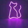 JYWJ Cat Pink Neon Sign,USB or 3-AA Battery Powered Neon Light,LED Lights Table Decoration,Girls Bedroom Wall Décor,Kids Birthday Gift,Wedding Party Supplies Business Gifts Neon Signs