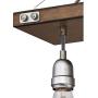 Westinghouse Lighting 6351500 Elway Seven-Light Indoor, Barnwood Finish with Galvanized Steel Accents CHANDELIER, Barnwood & Galvanized