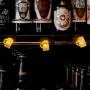 LED Wire Lights, LED String Lights, Battery Operated String Lights with 36 Beer Mug Shaped Warm LEDs for Party, Bedroom, Kitchen, Patio, Deck and more, 12 Feet Long