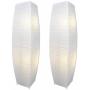 Alumni Paper Floor Lamps by Lightaccents - Paper Lamps - Rice Paper Floor Lamp - Paper Floor Lamps for Living Room - (Set of 2)