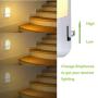 LuxLumin LED Night Light, Dimmable Warm White Night Lights Plug into Wall with Dusk-to-Dawn Sensor, Auto On and Off, Nightlights for Kids,Nursery,Bedroom, Bathroom,Hallway,Kitchen,Stairs, 6 Packs