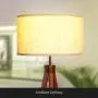 Brightech Eden Tripod LED Floor Lamp – Mid Century Dimmable Modern Light for Contemporary Living Rooms - Tall Free Standing Lamp with Solid Wood Legs for Bedroom, Office - Havana Brown
