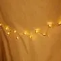 MUMENG String Light LED Pizza Shape 20 LEDs Silver Wire Warm White Battery Power Indoor Fairy String Lights for Home, Business Decor,Restaurant,Dining Room