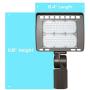 Westgate Lighting Outdoor LED Flood Light Fixture Slip Fitter Mount - Shoebox Street Area Parking Pole Security Floodlights - 120-277V - IP65 (100 Watt 5000K Cool White Dark Bronze)