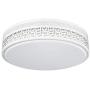 FaithSail 14 inch LED Ceiling Light Fixtures, 50W 5500 Lumens LED Flush Mount, Dimmable, 4000K, Round LED Ceiling Light for Bedroom, Living Room, Kitchen, White Metal Decor Finish