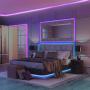 LANGSA LED Strip Lights, Bluetooth Remote Control, RGBW Color Changing Rope Lights, Sync to Music, Stronger Adhesive Tape, LED Tape Lights for TV, Bedroom, Party, Holiday Decoration (32.8ft/10M)…