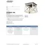 Briarwood Collection Whitewashed One-Light Farmhouse Flush Mount Ceiling Light