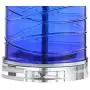 JONATHAN Y JYL4017D-SET2 Cole 27.5'' Modern Fused Glass Cylinder LED Lamp Transitional,Coastal,Glam for Bedroom, Living Room, Office, College Dorm, Coffee Table, Bookcase, Cobalt, 2 Piece