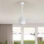 Honeywell 50605 Eamon Modern Ceiling Fan with Remote Control, 52'', White
