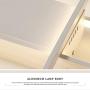 Jaycomey Ceiling Light Dimmable LED Chandelier with Remote Control,Modern 50W 3-Layer Square Ceiling Lamp Acrylic Flush Mount Ceiling Lights Fixtures for Bedroom Dining Living Room Kitchen(White)