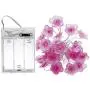 Flower String Lights Fairy Pink Cherry Blossom String Lights, 10ft 30 LEDs Battery Operated String Lights for Kids Girls Bedroom, Christmas, Spring, Nursery, Wedding, Indoor Outdoor Decoration