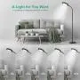 Nekteck LED Floor Lamp for Living Room, Bedroom and Office, Bright Lighting Adjustable Dimmable Modern Reading Floor Lamp with Touch Control, 3000K-6500K 4 Color Temperatures and 5 Level Brightness