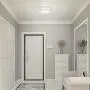 SUNVIE Motion Sensor Ceiling Light Battery Operated LED Motion Sensor Light Indoor/Outdoor Wireless Battery Powered Ceiling Light 300LM for Closet Hallway Bathroom Laundry Pantry with Photocell Sensor