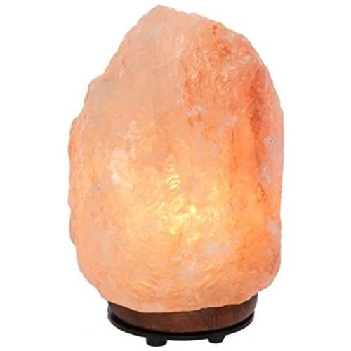 Simply Genius Himalayan Salt Lamps with Dimmer, 5.5” Natural Salt Lamp Rock with Salt Lamp Bulb and Salt Lamp Cord, Salt Lamp Night Light For Bedrooms, 5.5 to 8 Pounds