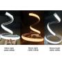 LAKIQ Modern LED Wall Sconce Lighting Indoor Curved Wall Lights Aluminum Vertical Collection Decorative Wall Lamp for Living Room Bedroom (Warm Light)