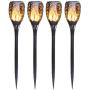 Otdair Solar Lights Outdoor Upgraded, Solar Torch Powered Waterproof Flickering Flames Lights Landscape Decoration Lanterns Dusk to Dawn Auto On/Off Security Light for Garden Patio Deck Yard Driveway