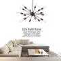 VINLUZ Sputnik Chandelier Oil Rubbed Bronze 18 Light Modern Pendant Lighting Rustic Dining Room Ceiling Light Fixtures UL Listed VINLUZ Sputnik Chandelier Oil Rubbed Bronze 18 Light Modern Pendant Lighting Rustic Dining Room Ceiling Light Fixtures UL Listed