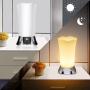 Deeplite Cordless Battery Operated Lamps for Home Table, Small Decorative Motion Sensor Night Light for Hallway, Bedroom, Bathroom, Kitchen Tables, Retro Nightstand Desk Lamp with Soft Light