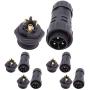 PENGLIN 5PCS M20 Electrical Junction Box,IP67 Waterproof Outdoor Cable Connector for Plant Light,Industrial Device