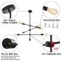 Luupyia Sputnik Chandelier Lighting, 6 Lights Adjustable Modern Pendant Lighting Vintage Sputnik Light Fixture, Dining Room Lighting Fixtures Hanging, Black