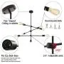 Luupyia Sputnik Chandelier Lighting, 6 Lights Adjustable Modern Pendant Lighting Vintage Sputnik Light Fixture, Dining Room Lighting Fixtures Hanging, Black