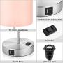 Touch Control Table Lamp, 3 Way Dimmable Modern USB Desk Lamp with 2 Fast Charging Ports and AC Outlet, Bedside Nightstand Lamp for Bedroom, Living Room, Office, ST64 6W 4000K LED Bulb Included Touch Control Table Lamp, 3 Way Dimmable Modern USB Desk Lamp with 2 Fast Charging Ports and AC Outlet, Bedside Nightstand Lamp for Bedroom, Living Room, Office, ST64 6W 4000K LED Bulb Included